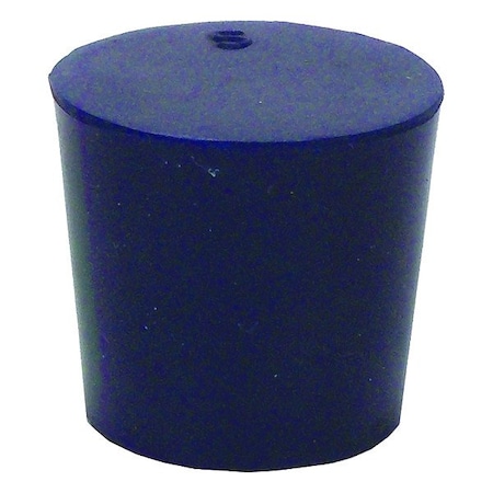 United Scientific Supplies Inc Stopper, 25 mm H, Silicone, Blue, PK12 UNSST5