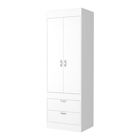 Homeroots 23" White Two Drawer Dresser 534930