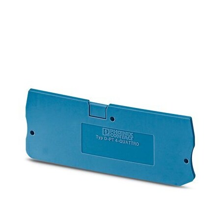 Phoenix Contact D-PT 4-QUATTRO BU End cover length: 77 1072360