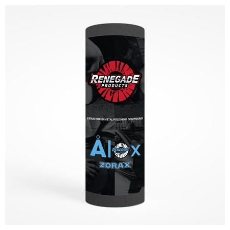 Renegade Products Usa AlOx Structured Polishing Compounds, Full Tube, ZORAX: High Finish Blue CBMZORAX-MBAR