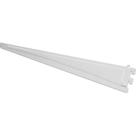 Closetmaid ShelfTrack Wire Shelving Bracket, 20 in L, 3-1/2 in H, Steel 285500