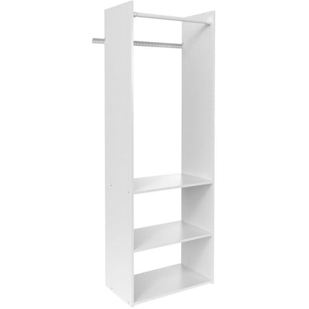 Easy Track Hanging Tower Closet Kit, White RV1472ON.PK