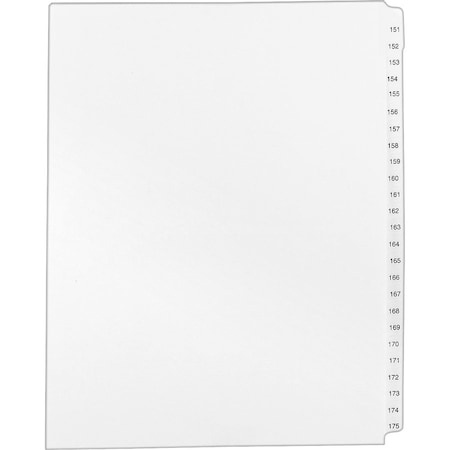 Avery Dividers, Legl, Sdtab, 150-175 AVE01336