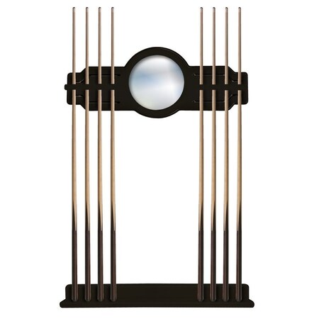 Holland Bar Stool Co Cue Rack in Black Finish CueBK