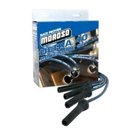 Moroso 73802 Spark Plug Wire Set, 135 Degree M28-73802