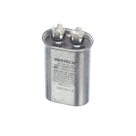 Rheem CAPACITOR - 10/440 SINGLE OVAL 43-25134-22