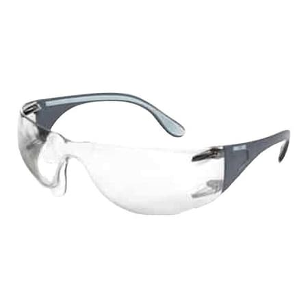 Moldex 5000, Safety Glasses, Anti-Fog & Anti-Scratch, Clear Lens, Gray Frame, Half-Frame 5002M-1