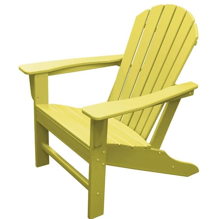 Newtechwood Atlantic Classic Curveback Sunburst Plastic Outdoor Patio Adirondack Chair P019-898
