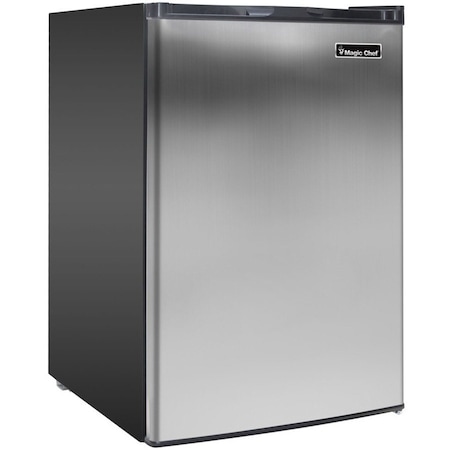 Magic MCUF3S2 3.0 cu ft. Upright Freezer Stainless Steel Look MCUF3S2