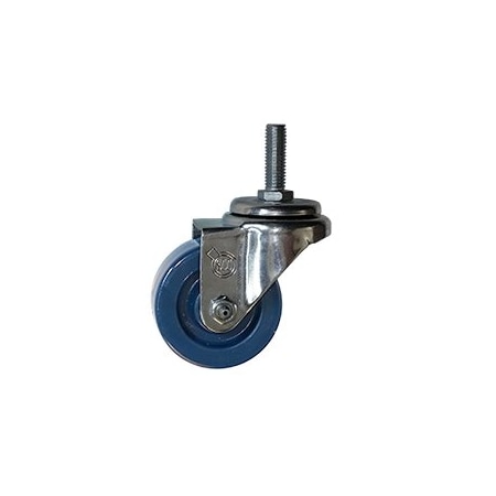 Service Caster 3 Inch SS Solid Polyurethane Wheel Swivel 1/2 Inch Threaded Stem Caster SCC SCC-SSTS20S314-SPUS-121315