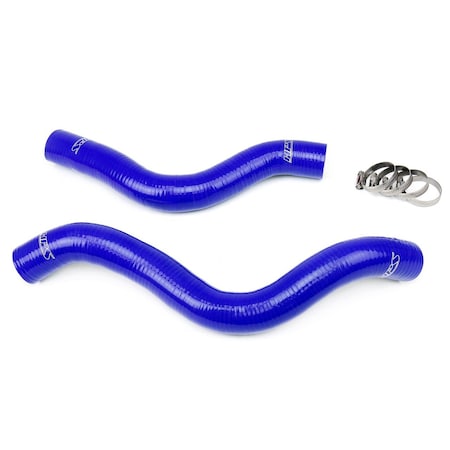 Hps Performance High Temp Reinforced Silicone Radiator Coolant Hose Kit, Blue,  57-1038-BLUE