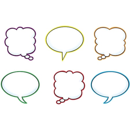 Trend Enterprises Speech Balloons Classic Accents® Variety Pack, 36 Pieces, PK3 T10928