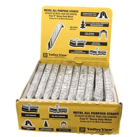 Dewitt STAKES METAL EDGE LAWN 9IN MSD-50