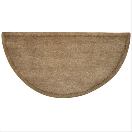 Blueprints BEIGE HAND-TUFTED 100% WOOL HEARTH RUG BL2674752