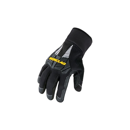 Ironclad Gloves M Synthetic Leather Cold Weather Black Black CCG2-03-M