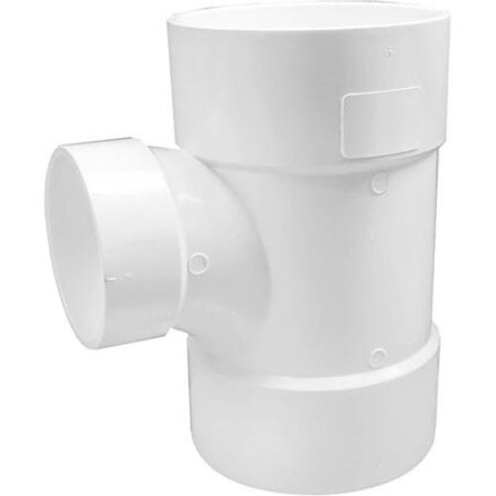 Charlotte Pipe And Foundry PVC 004012200HA 6X4 REDUCING SANITARY TEE PV PVC 00401  2200HA