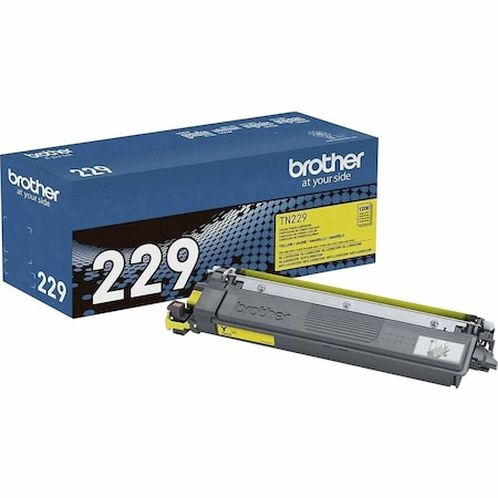 Brother Standard Yield Yellow Toner Cartridge 1,200 Yield TN229Y