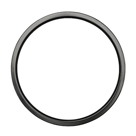 Keystone Clip-on trim | Matte black | Used on 7" Series A Round LED Surface Mount Downlight KT-SMLED-7RA-MB-TRIM