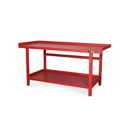 American Forge And Foundry Heavy-Duty Workbench 72 in x 31 in x 36 in, 1,300 lbs Capacity 3996