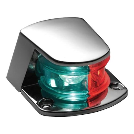 Attwood Bi-Color Combination Sidelight - 12v - Chrome Plated Zamak 6375D6