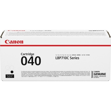 Canon Original Laser Toner Cartridge, Black, 6300 Pages CRTDG040BK