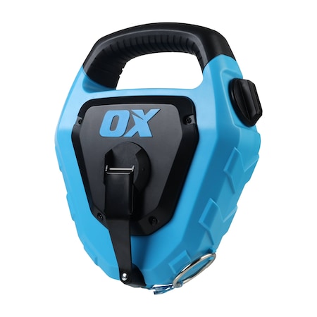 Ox Tools Pro 45.7m/150' ABS Giant Chalk Reel, Basic Extra Bold Line / 4:1 Gear Ratio OX-P630703