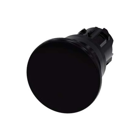 Siemens Mushroom pushbutton, 22 mm, round, plastic, black, 40mm 3SU1000-1BD10-0AA0-ZY11