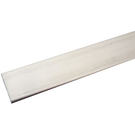 M-D Building Products Flat Bar, 3/4 in W, 48 in L, 1/8 in Thick, Aluminum, Mill, 6063 Grade 60731