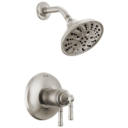 Delta Broderick 17T Series Shower Trim In Lumicoat Stainless T17T284-SS-PR
