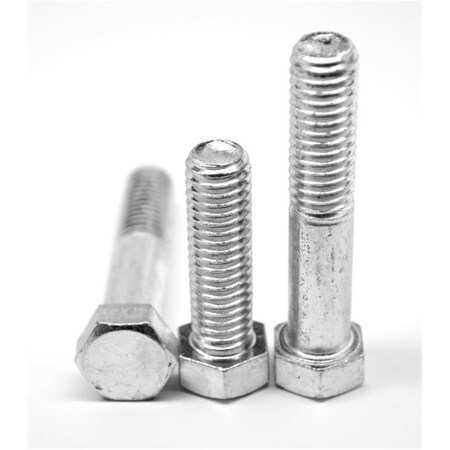 Asmc Industrial Grade 2, 1/4"-20 Hex Head Cap Screw, Plain Steel, 5 in L, 400 PK 0000-118112-400