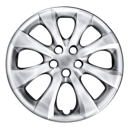 Altertrim 2009-2024 Toyota Corolla 16 in Hubcaps Wheel Rims Cover+ Compatible With Steel Whls, (Chr), 4PK CHB-5112-C-16