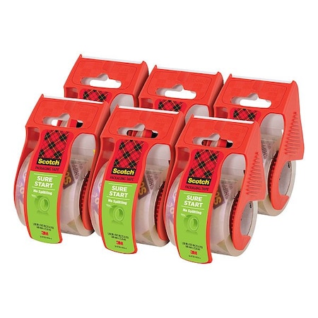 Scotch Packaging Tape, PK 6 145-6