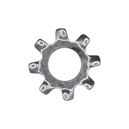 Auveco Number 4 (3/32in) Shakeproof External Lock Washers, 100PK 5249