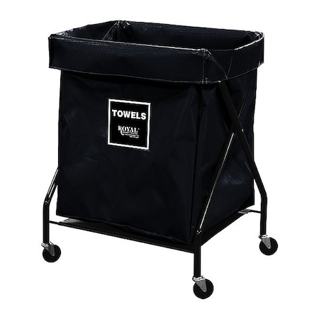 Royal Basket Trucks X-Frame Hamper, 150 lb Capac., 26" L G08-KKX-XTA-3ONN