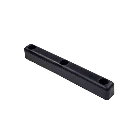 Mytee Products 16inx2inx2in Rectangular Rubber Dock Bumper with 3 Holes - Impact Resistant Molded TRLB-2002