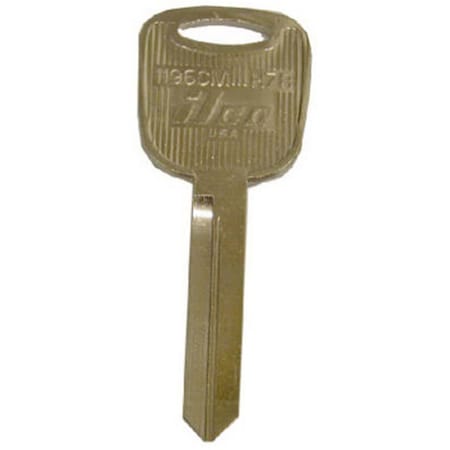 Dormakaba H78-1196CM 0.06 x 0.1 in. Ilco Master Key Blank For Ford, 10PK 556495