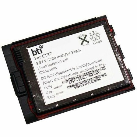 Battery Technology BTI 3.87V 3700MAH 14.32WH LI-ION SCANNER BATTERY FOR HONEYWELL CT37-BTSC-002-BTI