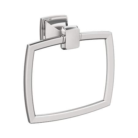 Amerock Revitalize Chrome Traditional 6-13/16 in 173 mm Length Towel Ring BH3603226