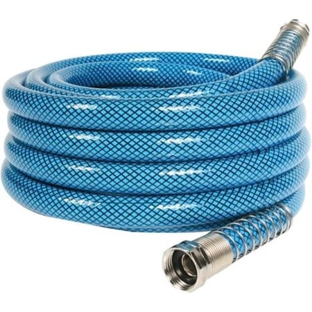 Camco 5/8 in ID x 25 ft L Drinking Water Hose, Polyvinyl Chloride (PVC) Tube, Blue 22833