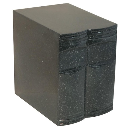 Fasttrack2Fitness Cultured Granite Cremation Hercules Adult Urn, Black FA2062583