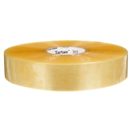 3M Packing Tape, 1.8 mil Thick, 1.89 in W x 999.56 yd L, 3 in Core Dia., Clear, 6 PK 305