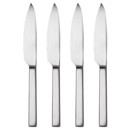Mepra Stile Steak Knives Set - 4 Pieces - Ice Silver 107544434I