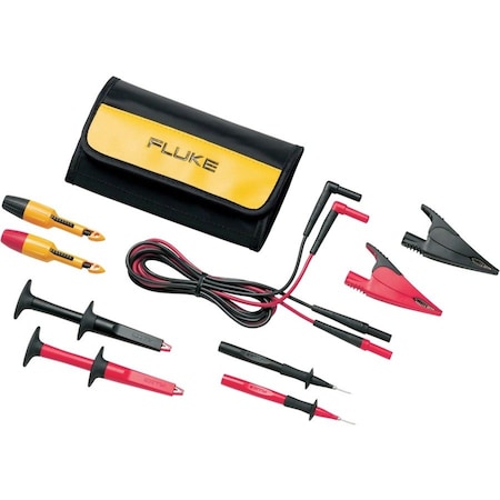 Fluke TestLeadKit, 1000V, 10A, Polypropylene, 5ft TLK281