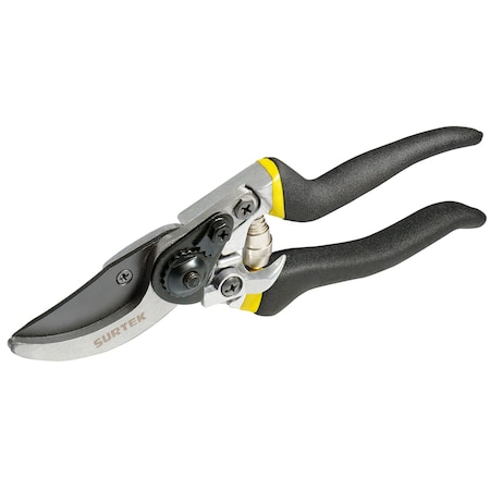 Surtek One Handed Pruning Shears Aluminum Body 8in Latch System T10
