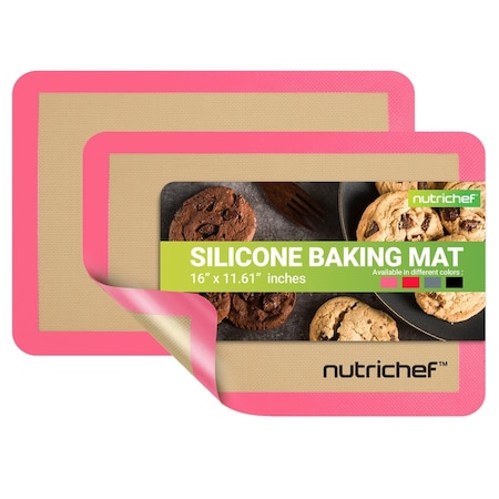 Nutrichef Silicone Baking Mats NUBAFUPAPI24