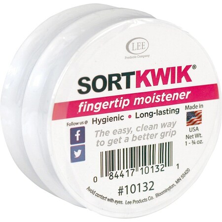 Lee Products Co LEE, Sortkwik Fingertip Moisteners, 1 3/4 Oz, Pink, 2PK 10132