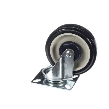 Winholt Equipment Swivel Plate Caster with Wheel, Polyurethane, 5in,  738AW