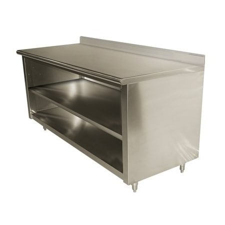 Advance Tabco Back Splash Enclosed Prep Table EEK-SS-243M