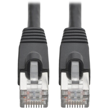Eaton Tripp Lite Series Cat6a 10G Snagless Shielded STP Ethernet Cable RJ45 M/M, PoE, Black, 10 ft. N262-010-BK