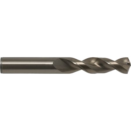 Cleveland Screw Machine Drill Bit, #36 Size, 135  Degrees Point Angle, Cobalt Steel, Straw/Bronze Finish C14276